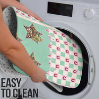 Western Yoke Bathroom Set Rudolph Cowboy Christmas Retro Style - Wonder Print Shop