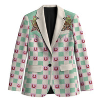 Western Yoke Blazer Rudolph Cowboy Christmas Retro Style - Wonder Print Shop