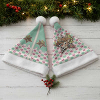 Western Yoke Christmas Santa Hat Rudolph Cowboy Christmas Retro Style - Wonder Print Shop