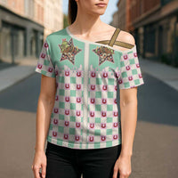 Western Yoke Cross Shoulder Shirt Rudolph Cowboy Christmas Retro Style - Wonder Print Shop