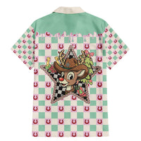 Western Yoke Family Matching Mermaid Dress and Hawaiian Shirt Rudolph Cowboy Christmas Retro Style - Wonder Print Shop