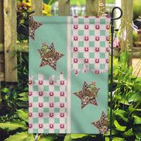 Western Yoke Garden Flag Rudolph Cowboy Christmas Retro Style - Wonder Print Shop