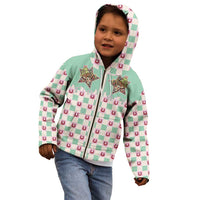 Western Yoke Kid Hoodie Rudolph Cowboy Christmas Retro Style - Wonder Print Shop