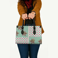 Western Yoke Leather Bag Rudolph Cowboy Christmas Retro Style - Wonder Print Shop