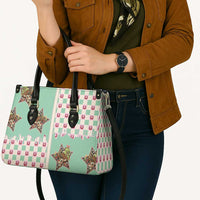 Western Yoke Leather Bag Rudolph Cowboy Christmas Retro Style - Wonder Print Shop