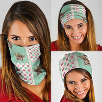 Western Yoke Neck Gaiter Rudolph Cowboy Christmas Retro Style - Wonder Print Shop