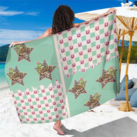 Western Yoke Sarong Rudolph Cowboy Christmas Retro Style - Wonder Print Shop