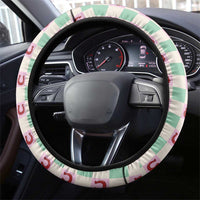 Western Yoke Steering Wheel Cover Rudolph Cowboy Christmas Retro Style - Wonder Print Shop