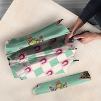 Western Yoke Umbrella Rudolph Cowboy Christmas Retro Style - Wonder Print Shop
