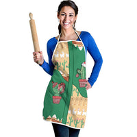 Western Yoke Apron Cactus Christmas Cute Style - Wonder Print Shop