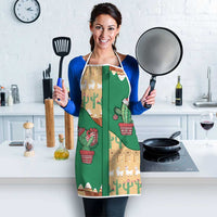 Western Yoke Apron Cactus Christmas Cute Style - Wonder Print Shop