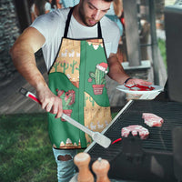 Western Yoke Apron Cactus Christmas Cute Style - Wonder Print Shop
