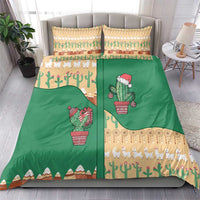 Western Yoke Bedding Set Cactus Christmas Cute Style - Wonder Print Shop