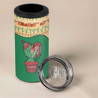 Western Yoke 4 in 1 Can Cooler Tumbler Cactus Christmas Cute Style - Wonder Print Shop