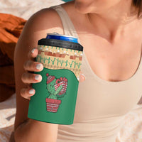 Western Yoke 4 in 1 Can Cooler Tumbler Cactus Christmas Cute Style - Wonder Print Shop
