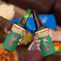 Western Yoke 4 in 1 Can Cooler Tumbler Cactus Christmas Cute Style - Wonder Print Shop