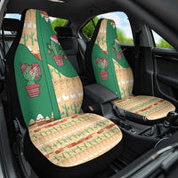 Western Yoke Car Seat Cover Cactus Christmas Cute Style - Wonder Print Shop
