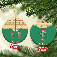 Western Yoke Ceramic Ornament Cactus Christmas Cute Style - Wonder Print Shop