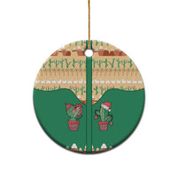 Western Yoke Ceramic Ornament Cactus Christmas Cute Style - Wonder Print Shop