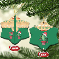 Western Yoke Ceramic Ornament Cactus Christmas Cute Style - Wonder Print Shop