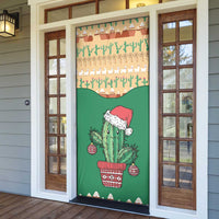 Western Yoke Door Cover Cactus Christmas Cute Style - Wonder Print Shop