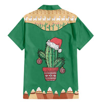 Western Yoke Family Matching Mermaid Dress and Hawaiian Shirt Cactus Christmas Cute Style - Wonder Print Shop