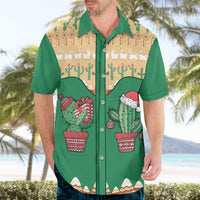Western Yoke Hawaiian Shirt Cactus Christmas Cute Style - Wonder Print Shop