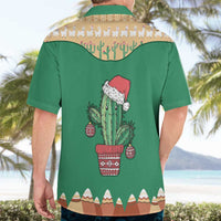 Western Yoke Hawaiian Shirt Cactus Christmas Cute Style - Wonder Print Shop