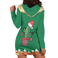 Western Yoke Hoodie Dress Cactus Christmas Cute Style - Wonder Print Shop