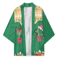 Western Yoke Kimono Cactus Christmas Cute Style - Wonder Print Shop