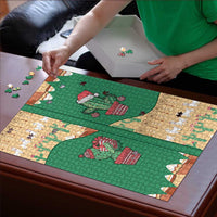 Western Yoke Puzzle Cactus Christmas Cute Style - Wonder Print Shop