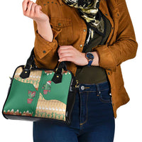 Western Yoke Shoulder Handbag Cactus Christmas Cute Style - Wonder Print Shop