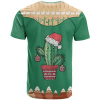 Western Yoke T Shirt Cactus Christmas Cute Style - Wonder Print Shop