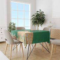 Western Yoke Tablecloth Cactus Christmas Cute Style - Wonder Print Shop