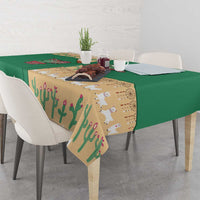 Western Yoke Tablecloth Cactus Christmas Cute Style - Wonder Print Shop