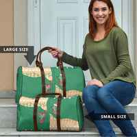 Western Yoke Travel Bag Cactus Christmas Cute Style - Wonder Print Shop
