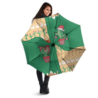 Western Yoke Umbrella Cactus Christmas Cute Style - Wonder Print Shop
