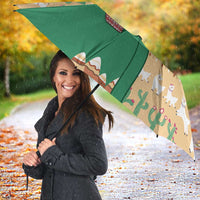 Western Yoke Umbrella Cactus Christmas Cute Style - Wonder Print Shop