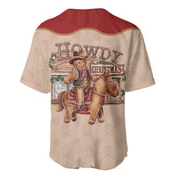 Western Yoke Baseball Jersey Gingerbread Howdy Christmas - Wonder Print Shop
