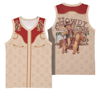 Western Yoke Basketball Jersey Gingerbread Howdy Christmas - Wonder Print Shop