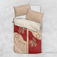 Western Yoke Bedding Set Gingerbread Howdy Christmas - Wonder Print Shop