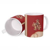 Western Yoke Ceramic Mug Gingerbread Howdy Christmas - Wonder Print Shop