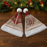 Western Yoke Christmas Santa Hat Gingerbread Howdy Christmas - Wonder Print Shop