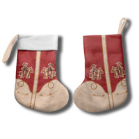 Western Yoke Christmas Stocking Gingerbread Howdy Christmas - Wonder Print Shop
