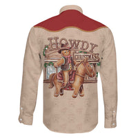 Western Yoke Family Matching Mermaid Dress and Hawaiian Shirt Gingerbread Howdy Christmas - Wonder Print Shop