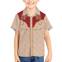 Western Yoke Family Matching Puletasi and Hawaiian Shirt Gingerbread Howdy Christmas - Wonder Print Shop