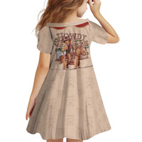 Western Yoke Family Matching Tank Maxi Dress and Hawaiian Shirt Gingerbread Howdy Christmas - Wonder Print Shop