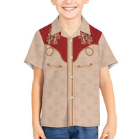 Western Yoke Hawaiian Shirt Gingerbread Howdy Christmas - Wonder Print Shop