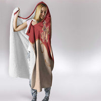 Western Yoke Hooded Blanket Gingerbread Howdy Christmas - Wonder Print Shop