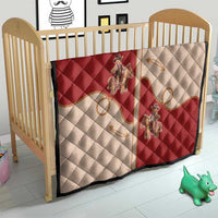 Western Yoke Quilt Gingerbread Howdy Christmas - Wonder Print Shop